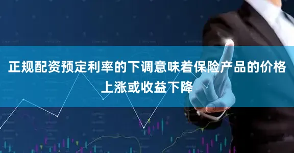 正规配资预定利率的下调意味着保险产品的价格上涨或收益下降